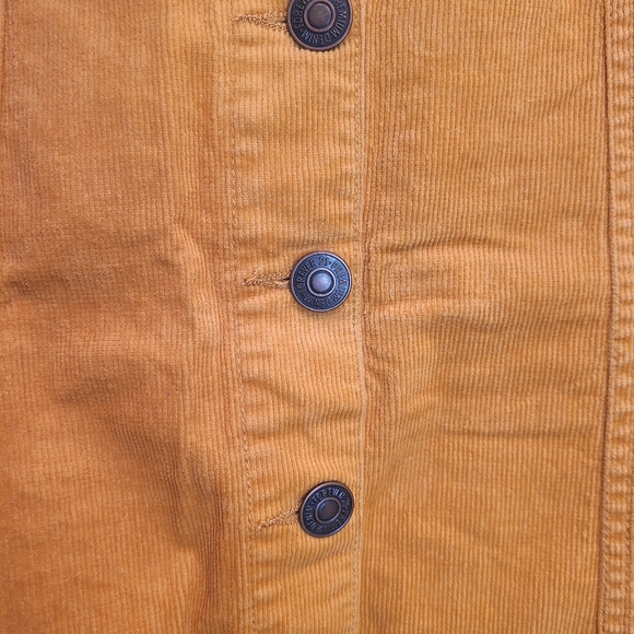 Forever 21 Corduroy Yellow Skirt - Picture 4 of 5